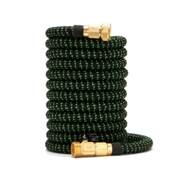 (100FT) 伸縮式ガーデンホース EU/US 規格、耐久性があり柔軟で軽量のスプレーホース